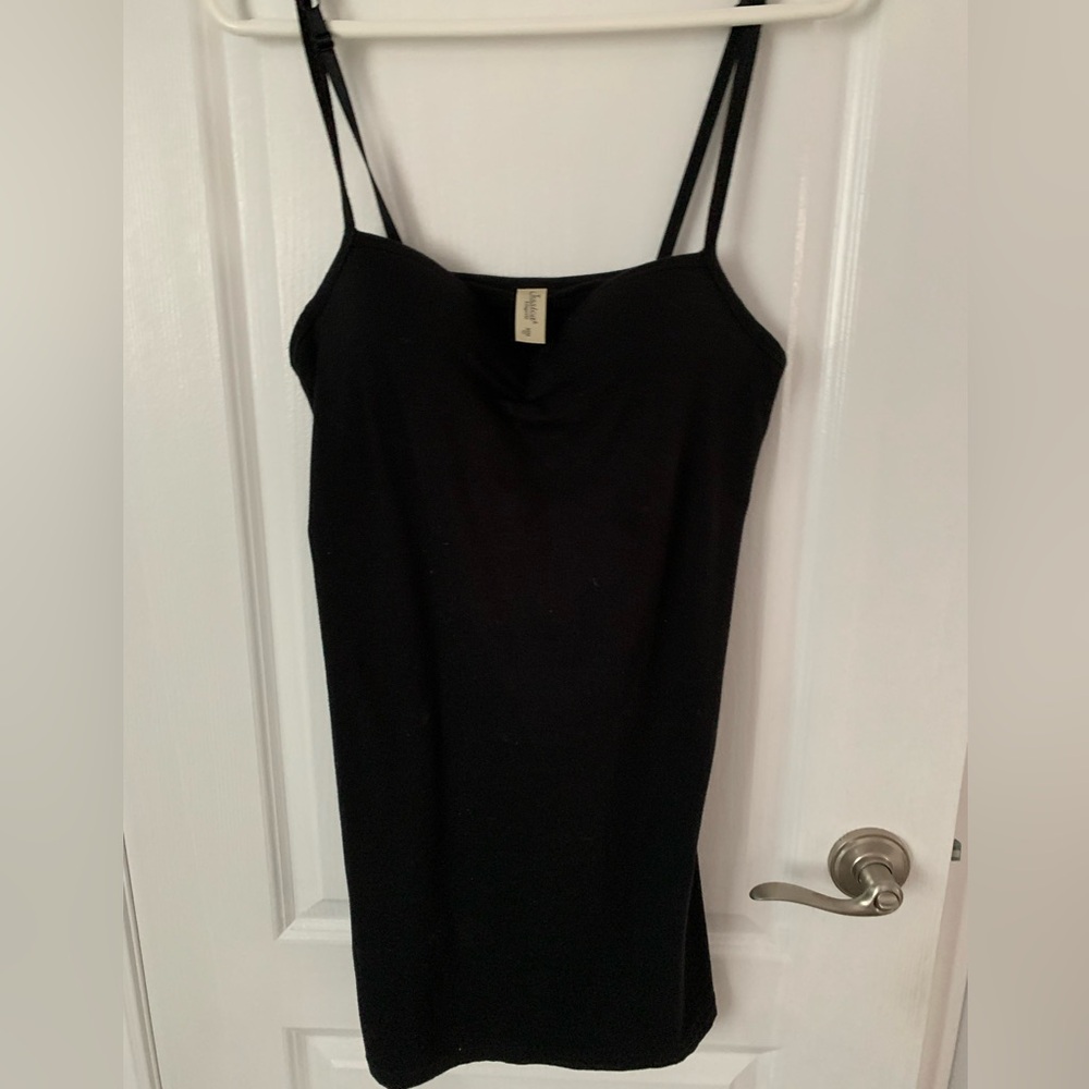 H&M Black Double-Spaghetti Strap Camisole